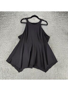 Torrid Top Womens 2X Black Sleeveless Babydoll Blouse